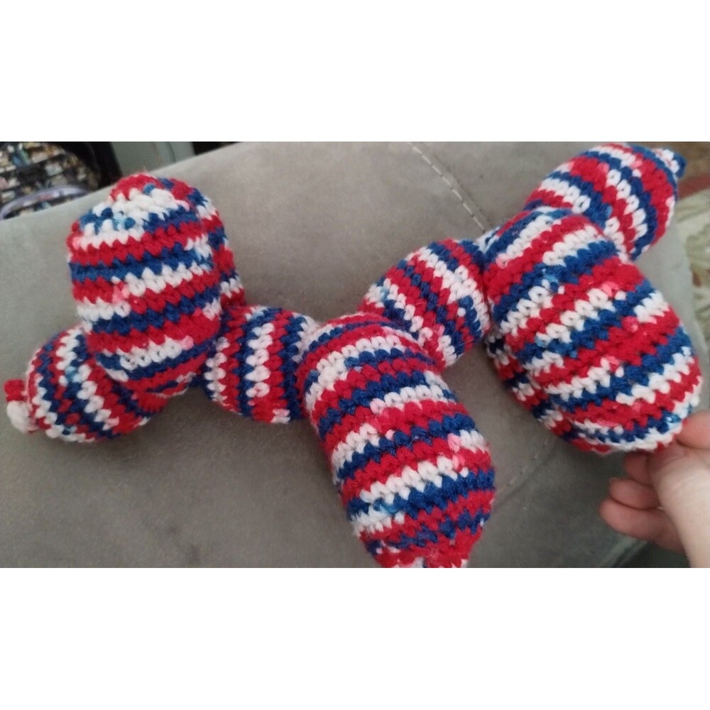 Handmade Crochet Balloon Animal Stuffed Toy Multicolor Meduim